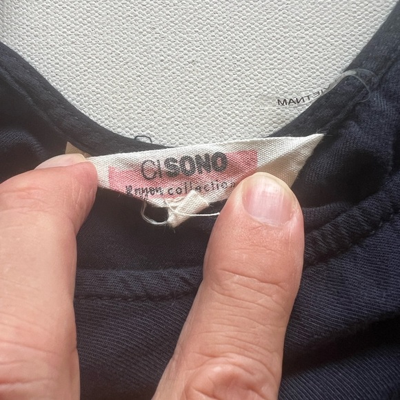 EUC Ci Sono Dark Blue Romper Size Large (E3) - Picture 4 of 5